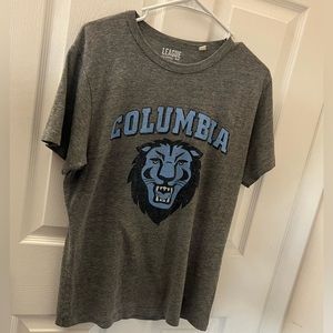 Super Soft Gray Columbia University with Blue Lions Logo